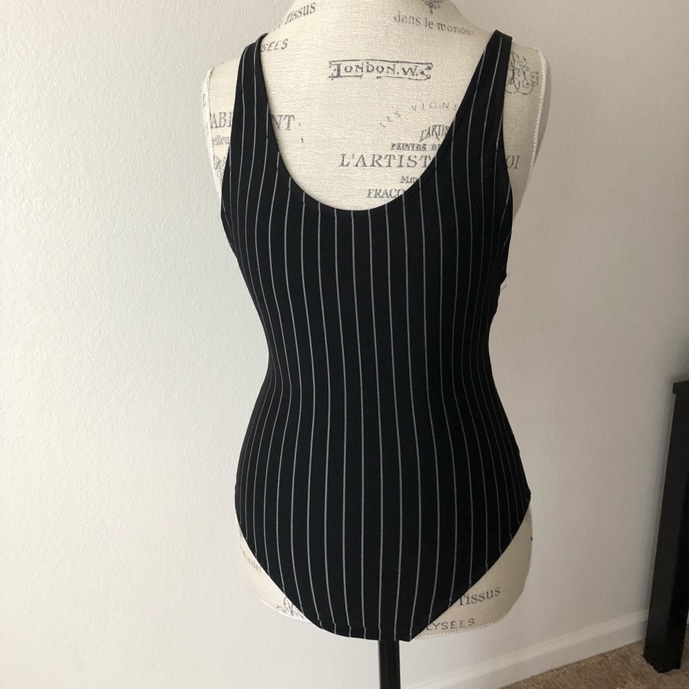 Pin Stripe Bodysuit